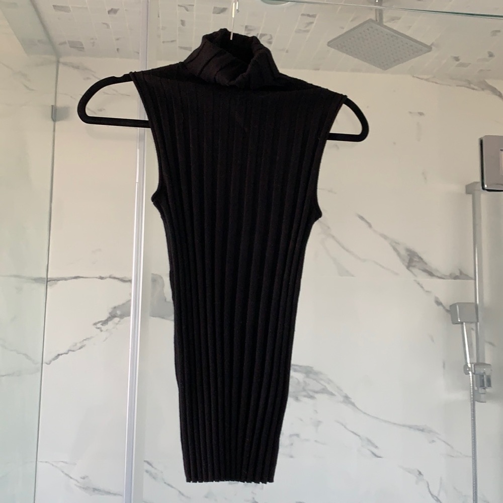 J.crew Turtle Neck Sleeveless Top